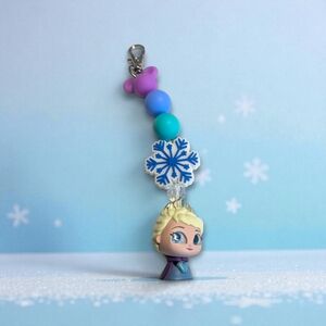 Handmade Elsa Frozen Bag Charm/ Keychain